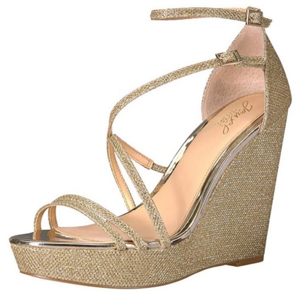 Badgley Mishka Jewel Tatsu Wedge Sandal